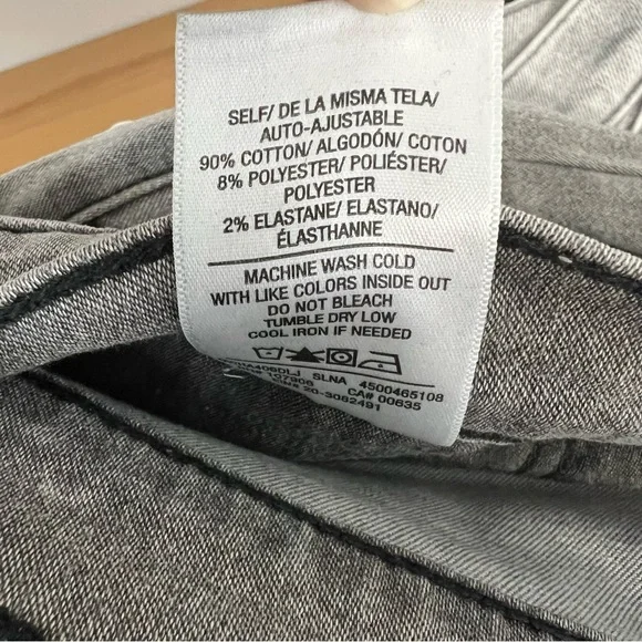 Hudson Blair High Rise Super Skinny Ankle Jeans Size 27 4 Grey - Picture 3 of 5